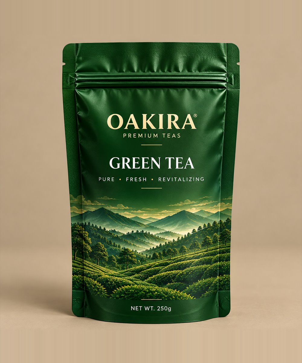 Oakira Green Tea pouch